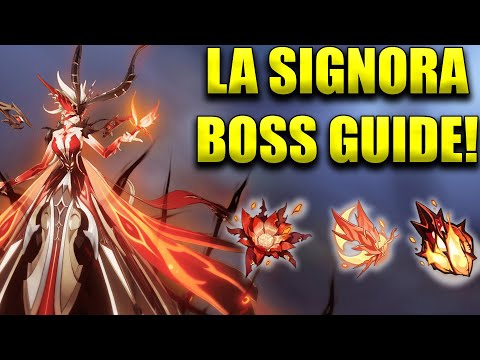 Genshin Impact La Signora Weekly Boss Fight Beginners Guide! How To Unlock & Fight!