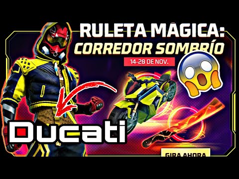 , title : 'NUEVA RULETA MAGICA CORREDOR SOMBRIO FREE FIRE'