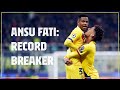 ⚽ Ansu Fati's record breaking Champions League goal against Inter