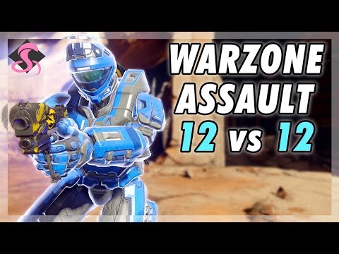 Sweaty Warzone Assault 12v12 Match - Halo 5