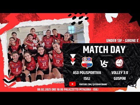 UNDER 13F - GIRONE E- ASD POLISPORTIVA ISILI vs VOLLEY 3.0 GUSPINI