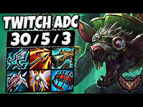 Twitch vs Jhin [ ADC ] Lol Korea Grandmaster Patch 26.2 ✅