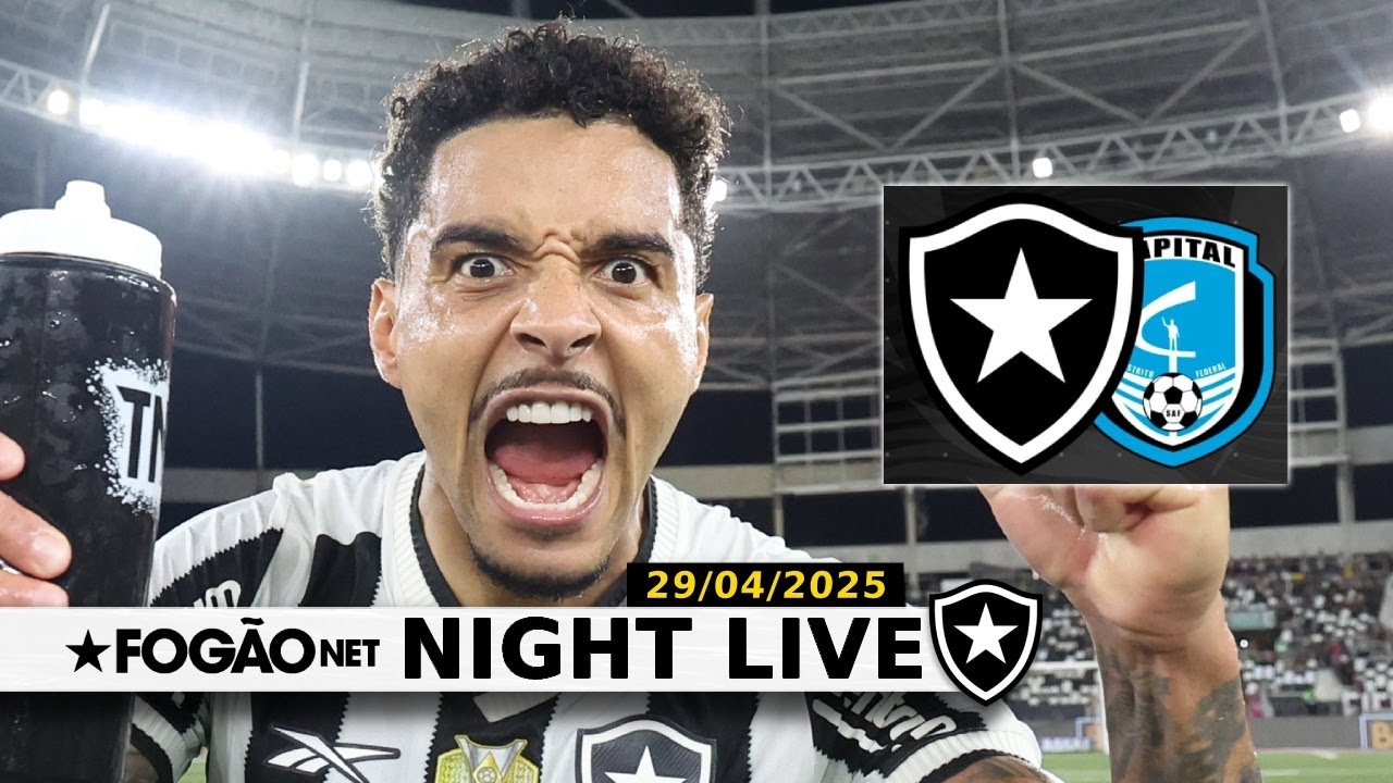 NIGHT LIVE | As notícias do Botafogo na véspera do jogo de ida contra o Capital-DF pela Copa do Brasil