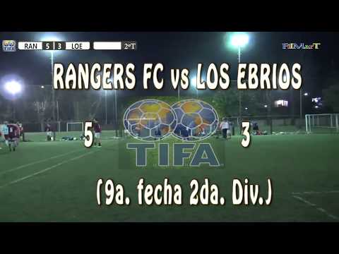 5 RANGERS FC vs LOS EBRIOS 3 (9a. fecha 2da. Div.) - 23/09/2017