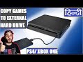 How To Copy Games To External Drive For PS4 Xbox One All Versions TUTORIAL HINDI