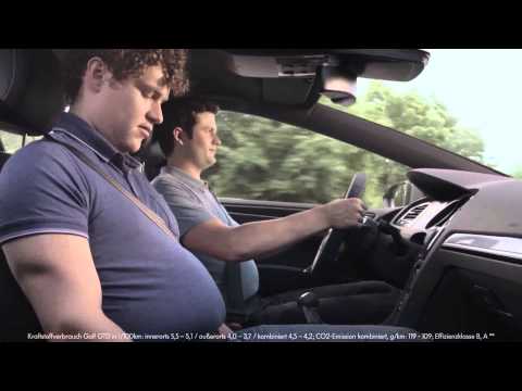 Funny VW Golf GTD Ad – Lose Belly Fat with Acceleration!