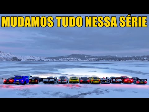 MUDAMOS AS REGRAS DO PEGA PEGA NO LAGO CONGELADO - FORZA HORIZON 4