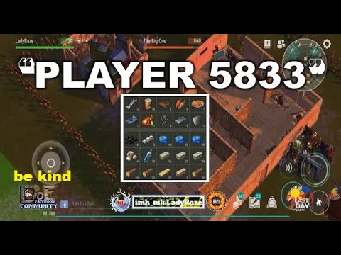 "PLAYER 5833" using tanning rack - Last Day On Earth: Survival