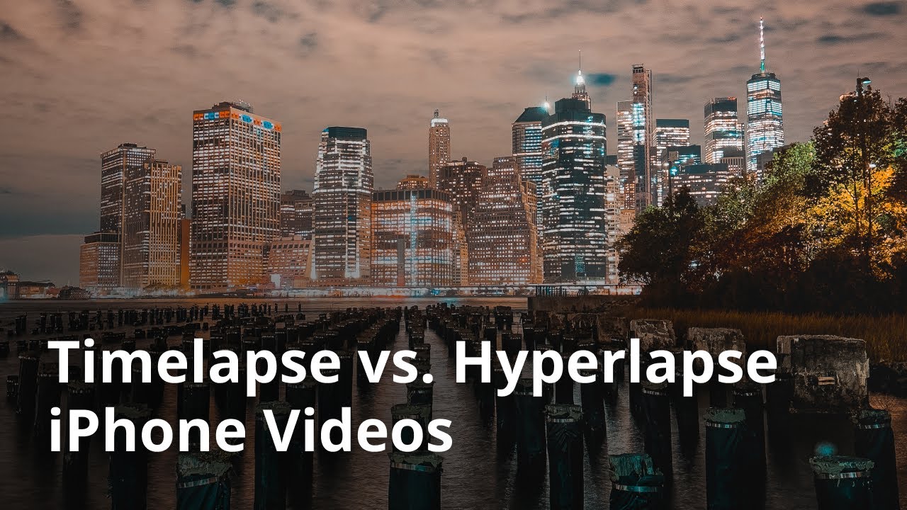 How To Record Epic Timelapse vs. Hyperlapse iPhone Videos