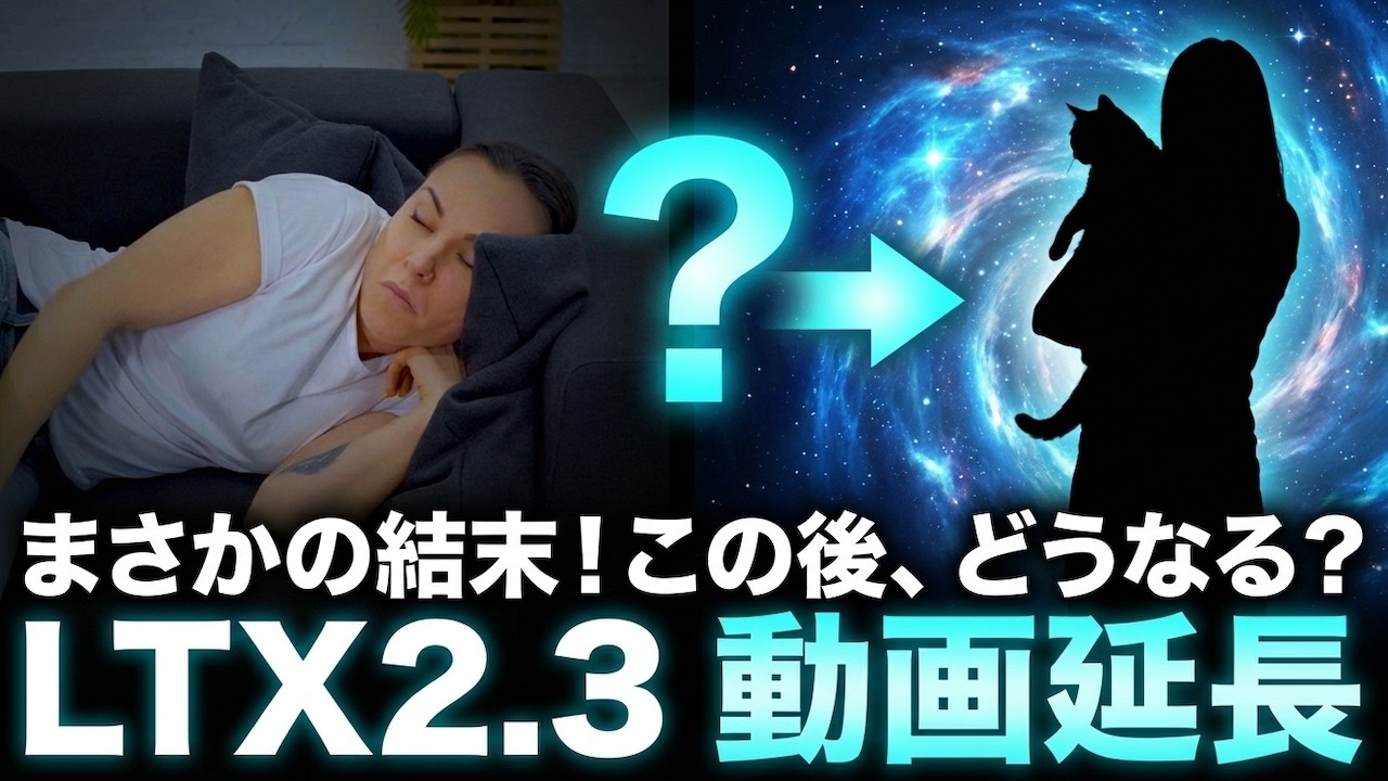 LTX2.3モデルに動画の「続き」を作ってもらった！Google Colabを使って、LTX2.3を動かす方法