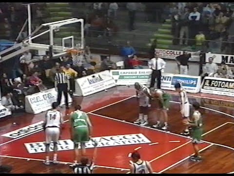 A2 Orologio 1996/'97 Bini Viaggi Livorno - Faber Fabriano Basket 84-87