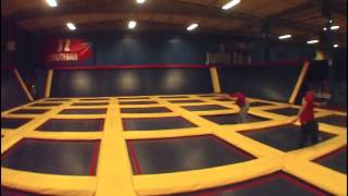 preview picture of video 'Amazing Backflip Action at Jump Zone'
