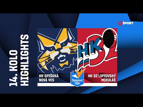 14. kolo: HK Spišská Nová Ves - HK 32 Liptovský Mikuláš 2:5 (1:1, 1:3, 0:1)