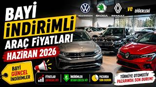 Bayi İndirimli Araç Fiyatları Haziran 2026 | Volkswagen, Skoda, Renaul