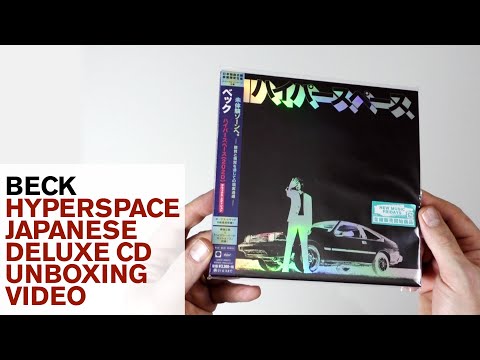 Beck / Hyperspace Japanese deluxe CD unboxed
