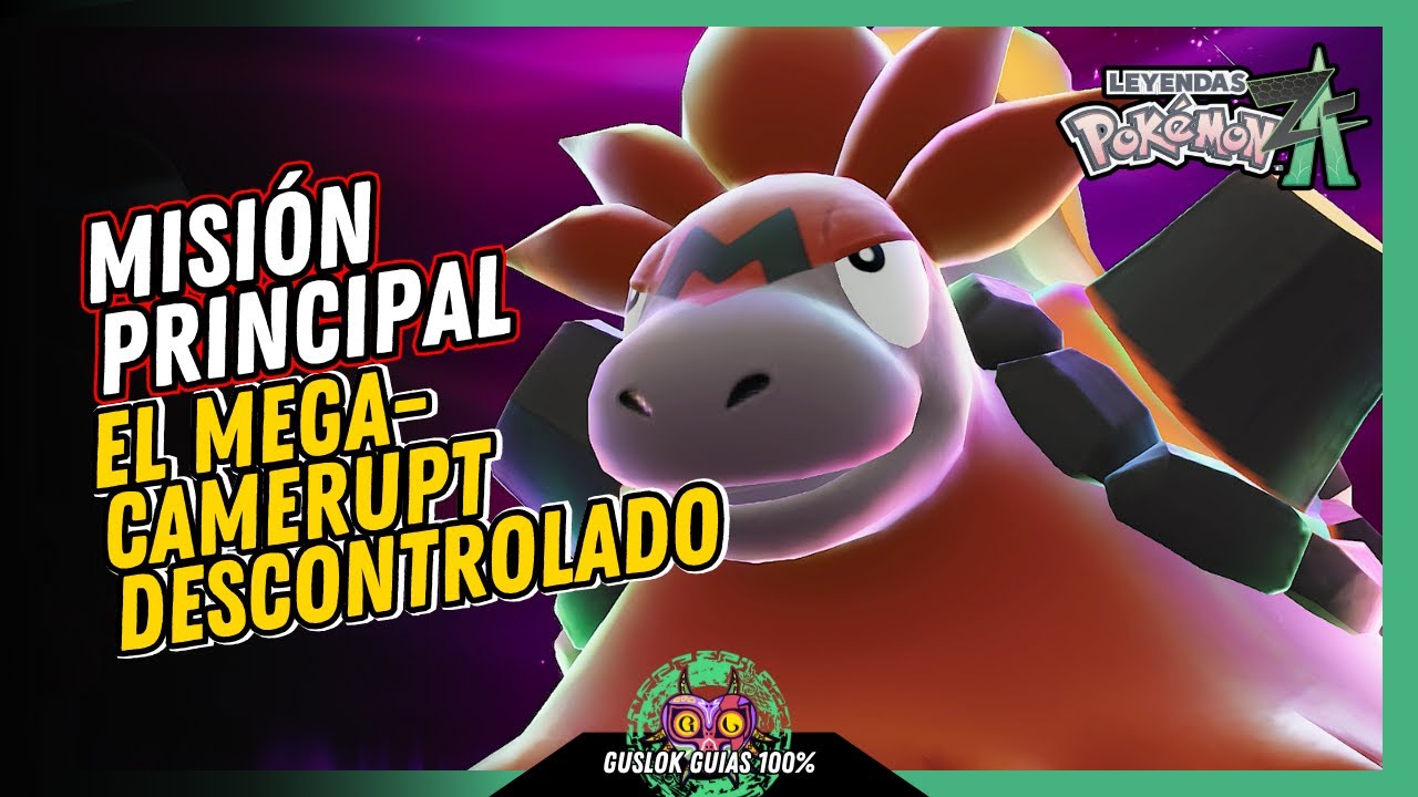 MISIÓN PRINCIPAL 12: EL MEGA-CAMERUPT DESCONTROLADO | GUÍA 100% | 💯Leyendas Pokemon: Z-A🏆 MISIÓN PRINCIPAL 12: EL MEGA-CAMERUPT DESCONTROLADO | GUÍA 100% | 💯Leyendas Pokemon: Z-A🏆