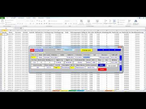 50% Fully time tracking application in Excel VBA