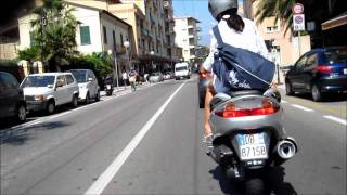 preview picture of video 'Ordinary swedish scooter driving in Italy'