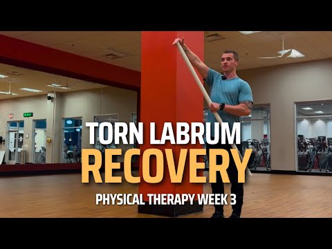 Torn Labrum Recovery: Week 3 Physical Therapy!