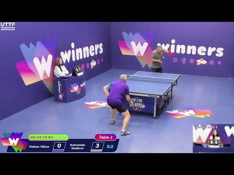 WINners CUP table 2  22.12 Ziakun Viktor - Kolomiets Vladimir   22:00