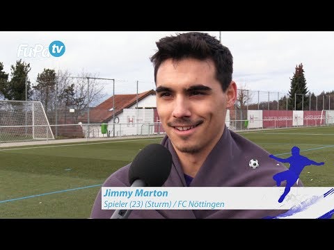 Jimmy Marton - FC Nöttingen - zum Spiel vs. SV Stuttgarter Kickers, FuPa.tv-Interview am 9.2.2019