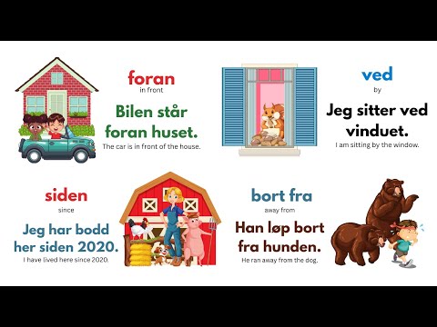 Learn Norwegian Fast: 40 Easy Prepositions for Beginners