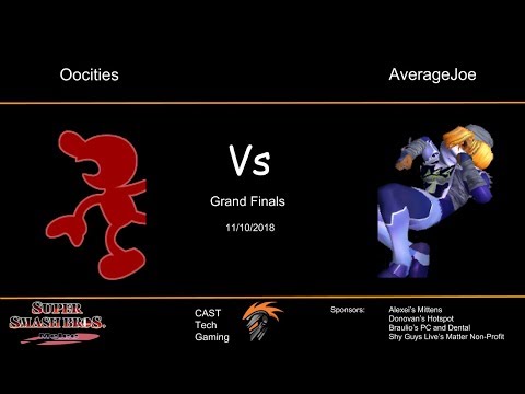 CTG Smash Open | Oocities(G&W) vs Average Joe(Sheik) Melee Singles Grand Finals