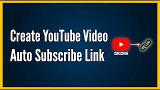 Download lagu How To Make Link To Subscribe YouTube | Create Auto Subscribe Link mp3