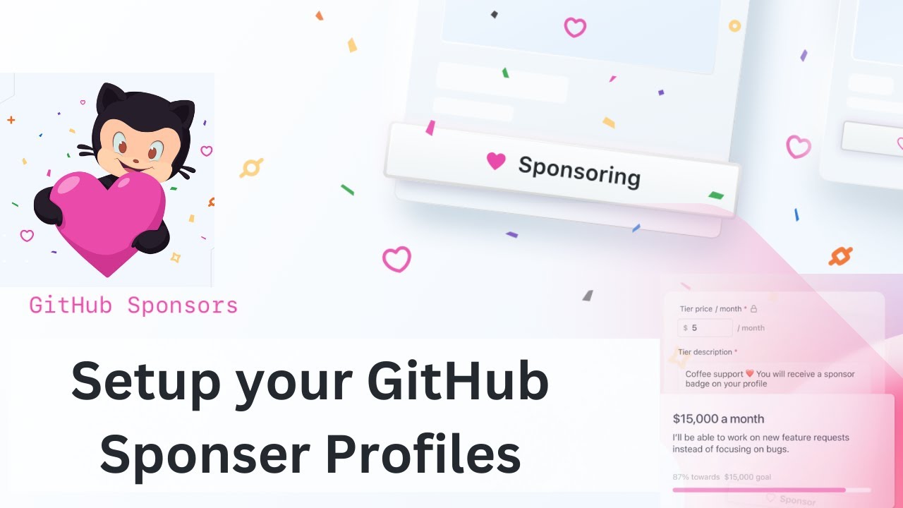 Setup GitHub sponser page