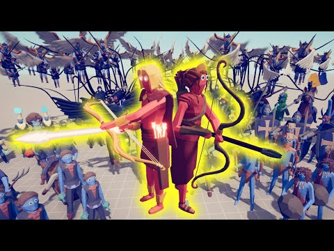 ARTEMIS & APOLLO VS ALL FACTION | Totally Accurate Battle Simulator TABS