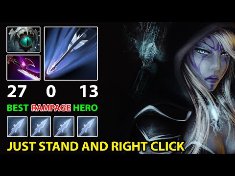 Just Stand And Right Click Get Free MMR Drow Ranger Arrow | 27 0 13