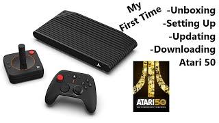 My Atari VCS Unboxing, Setting Up, Updating, Buying & Downloading Atari 50