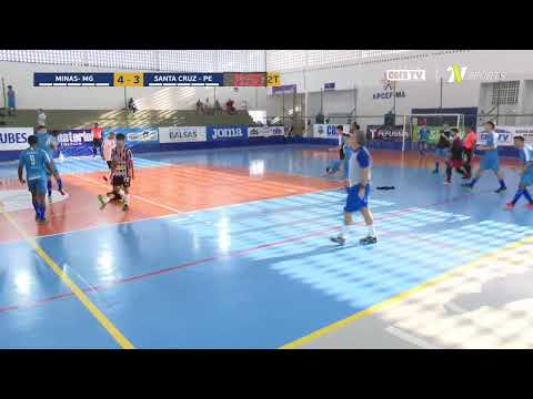MINAS (MG) x SANTA CRUZ (PE) - TAÇA BRASIL FUTSAL SUB 17 - SEMIFINAL