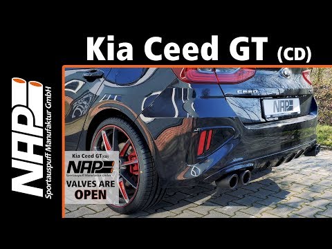 NAP active valve exhaust ▶ Kia Ceed GT (CD) 2018/2019 - Soundcheck & NAP vs. stock comparison