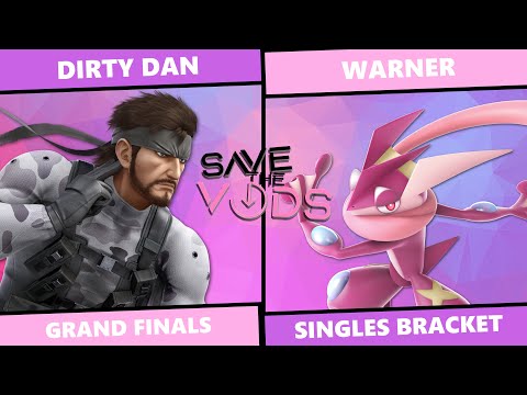 Save The Vods #40: GRAND FINALS - Dirty Dan (Snake) Vs Warner (Greninja) SSBU Singles