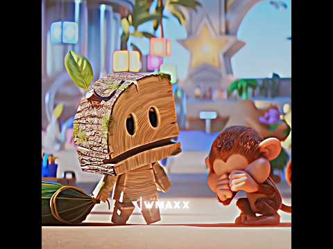 Mischievous Monkey 🐒😜 | Mario Bros | Headlights feat.KIDDO(Slowed) #trending #shorts