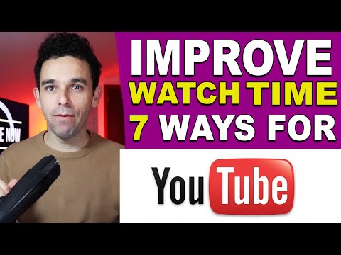 , title : '7 Ways to Improve Watch Time On YouTube'