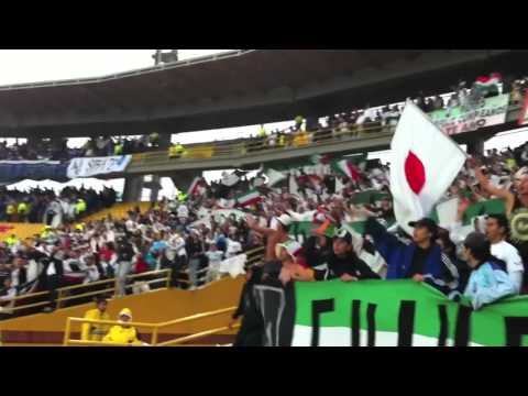 "HOLOCAUSTO NORTE EN BOGOTA VS MILLONARIOS 26 DE AGOSTO DE 2012" Barra: Holocausto Norte &bull; Club: Once Caldas