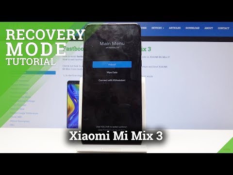 How to Activate Recovery Mode in Xiaomi Mi Mix 3 - Boot into Recovery