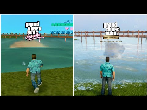 Gta Trilogy Remastered | GTA Vice city Definitive Edition vs Original