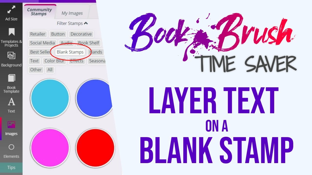 ⏰ TIME SAVER ⏰ Layer Text on a Blank Stamp for a Unique Call to Action