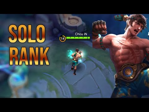 (Solo Rank) Chou Full Damage Build Gameplay 305 - Mobile Legends
