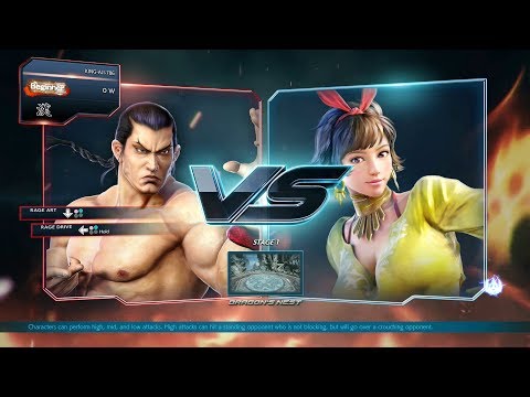 TEKKEN 7 - Feng Vs Josie Gameplay  - 1080P / PS4