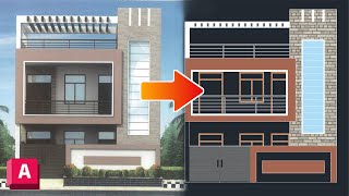 How to Make Elevation in AutoCAD | Step-by-Step Tutorial for Beginners
