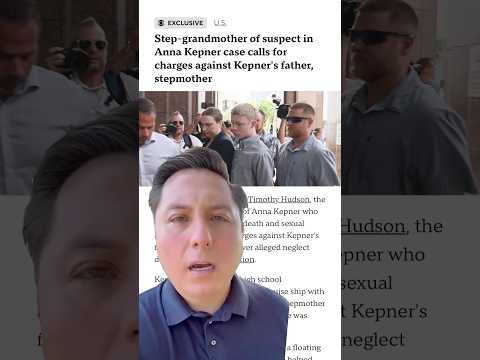Relative of suspect in Anna Kepner case calls for charges against Kepner's father, stepmom #shorts