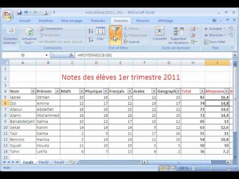 comment traiter un tableau sur word