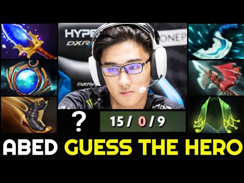 ABED MID First Item 13 Min Scepter - Guess The Hero 7.27 Dota 2