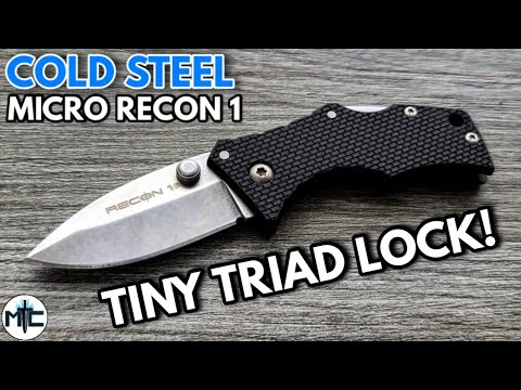 Cold Steel Micro Recon 1 Folding Knife - Overview and Review