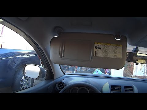 How to replace sun visor: Toyota Dealer wanted $273 to replace sun visor, I did it for $30. Tutorial