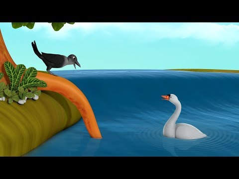 मूर्ख कौआ - The Foolish Crow | Hindi Moral Stories for Kids | Infobells